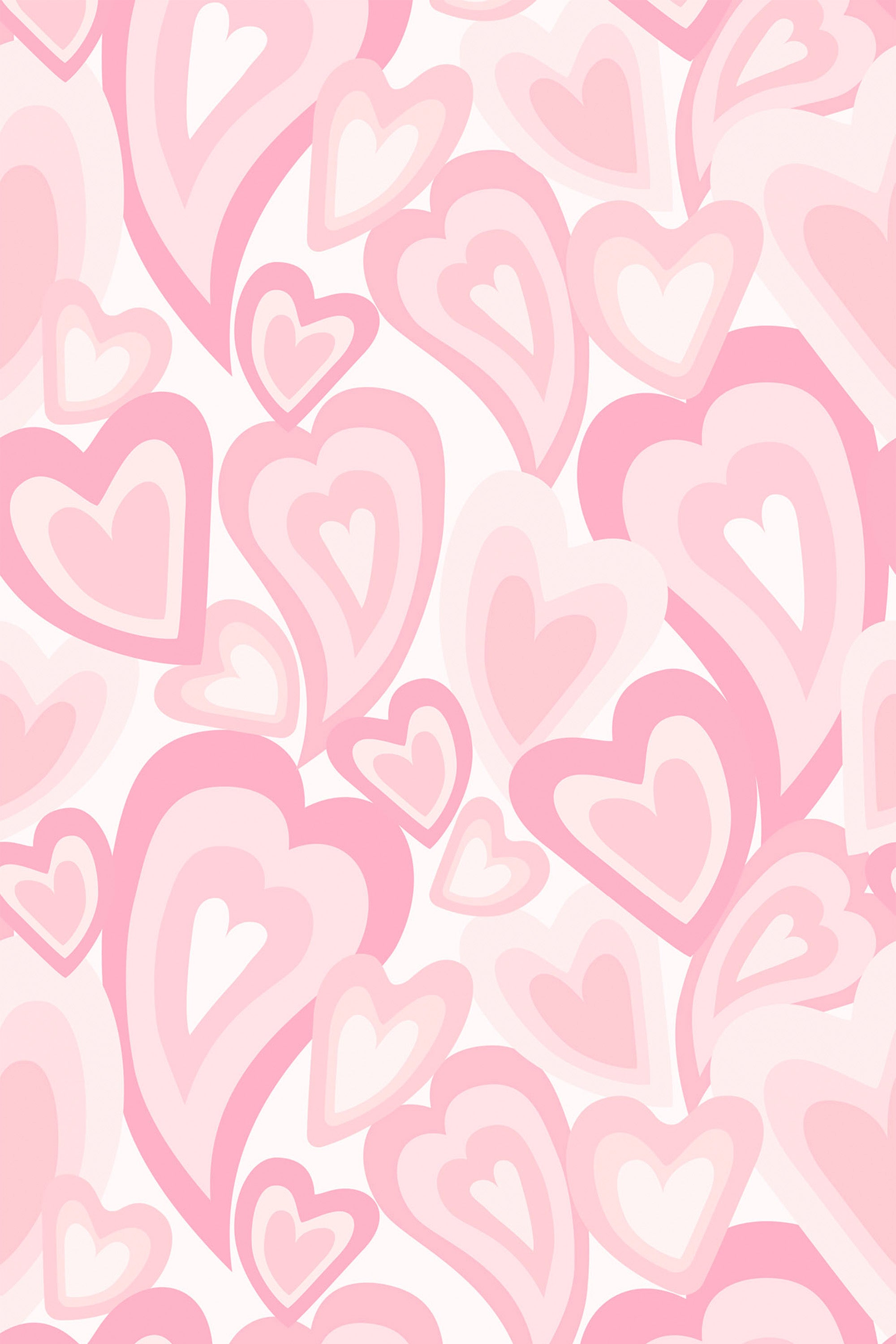 Heart wallpaper from pink peel and stick collection