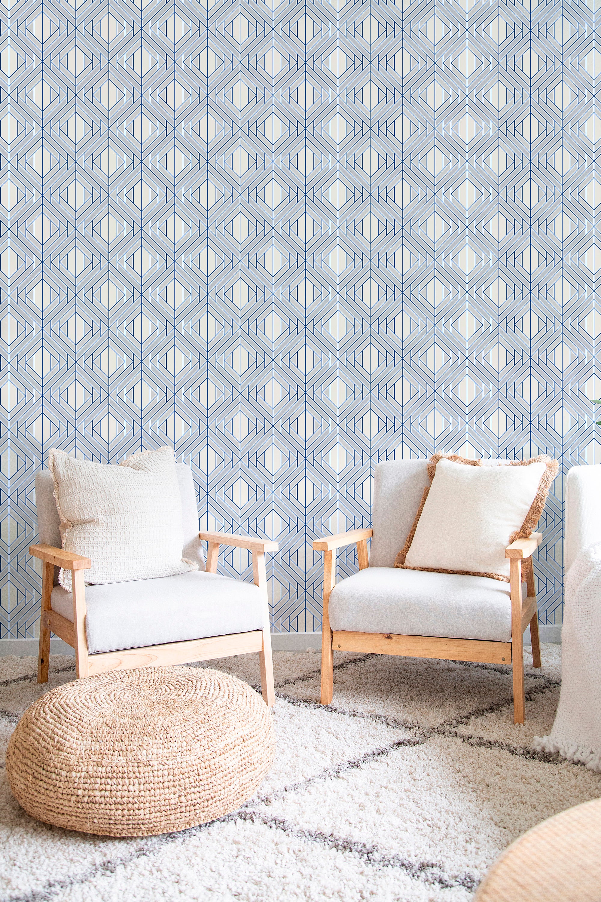 Traditional geometric Wallpaper