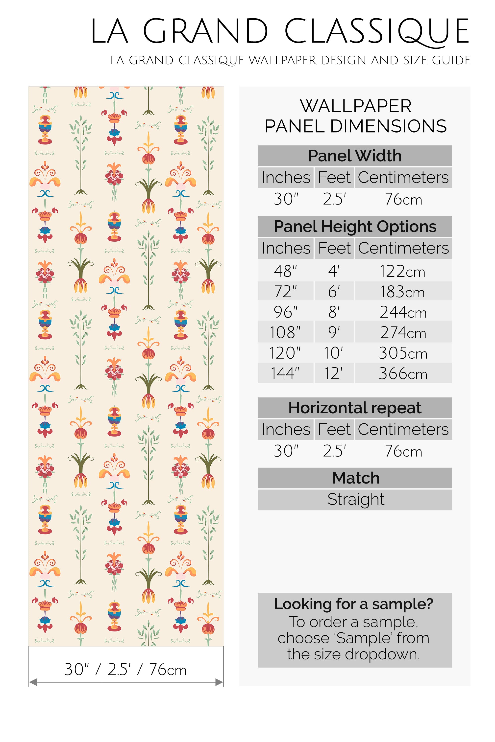 ornamental peel and stick wallpaper specifiation