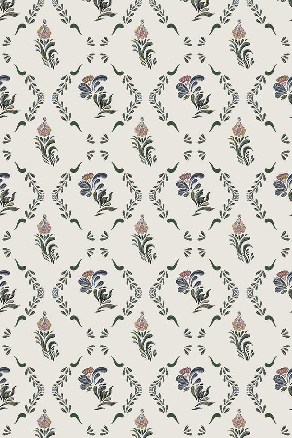 Country floral Wallpaper