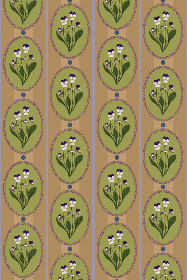 Retro Cottage Wallpaper