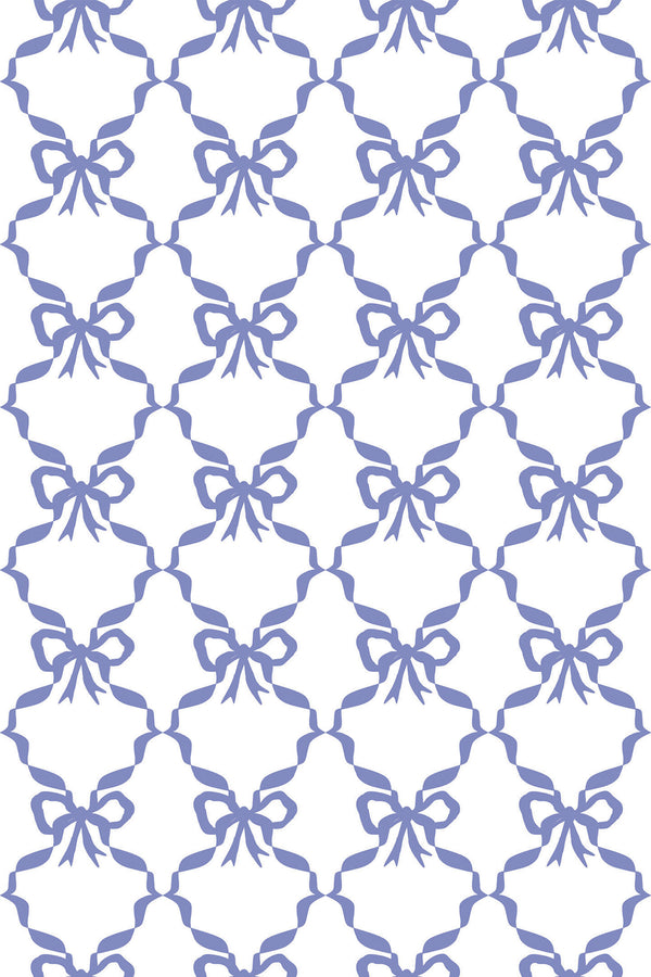 Trellis Bows Wallpaper