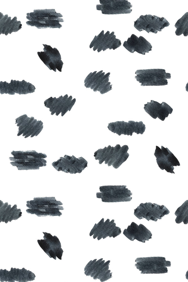 Black watercolor dots Wallpaper