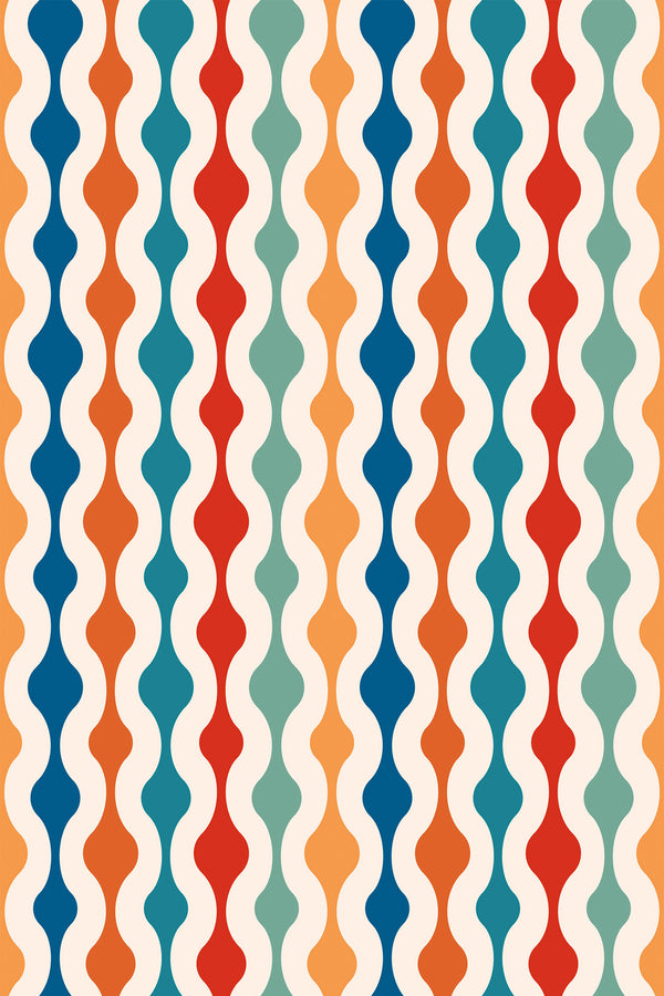 Colorful retro Wallpaper