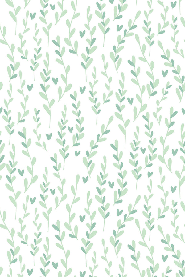 Natural simple leaf Wallpaper