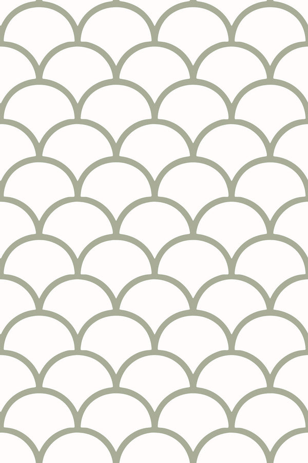 Oval tile Wallpaper