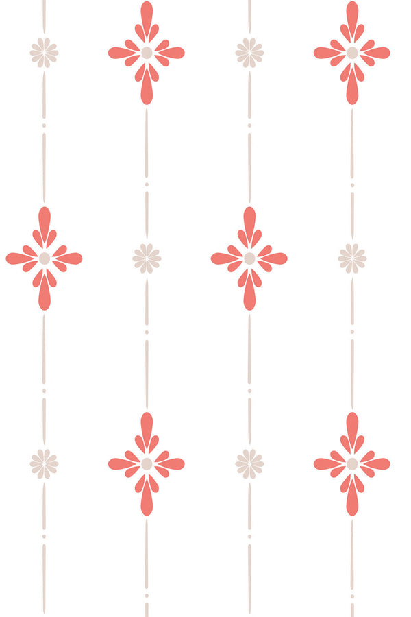 Flower line Wallpaper