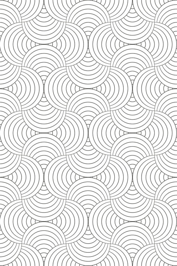 Art deco simple arch Wallpaper