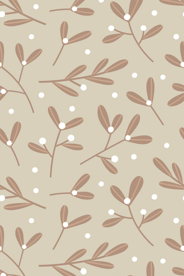 Nursery leaf Wallpaper