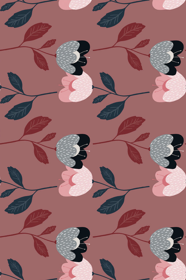 Bold flowers Wallpaper