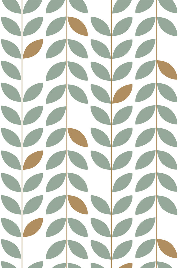 Mid-century stripe Wallpaper