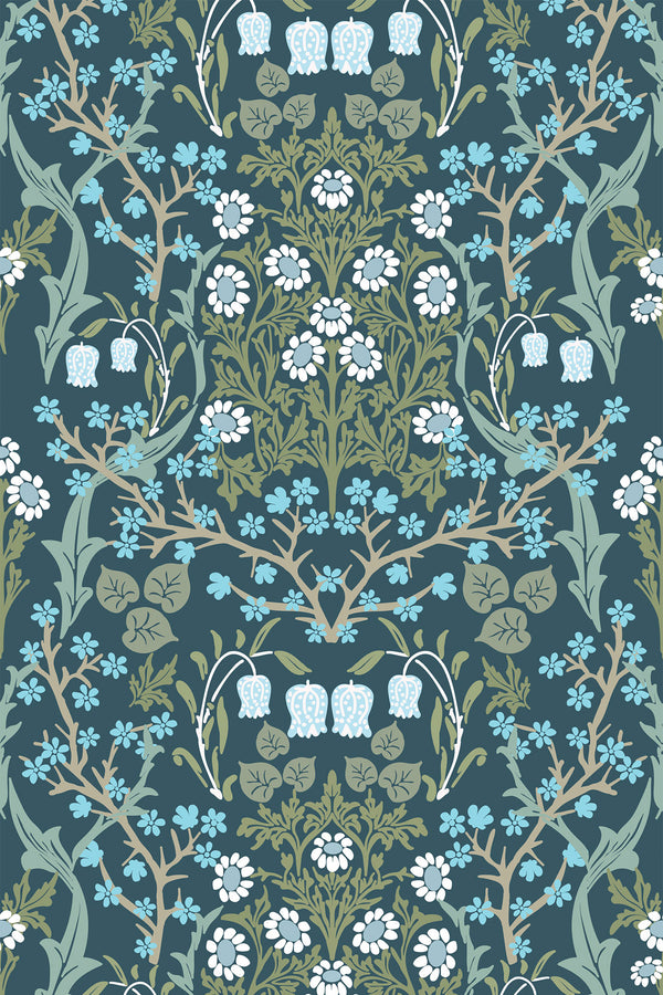 Victorian garden Wallpaper