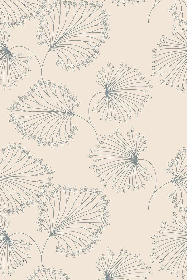 Large vintage leaf Wallpaper