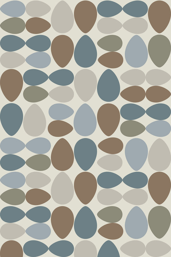 Mid-century eggs Wallpaper