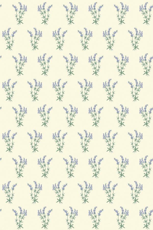 Lavander pattern Wallpaper