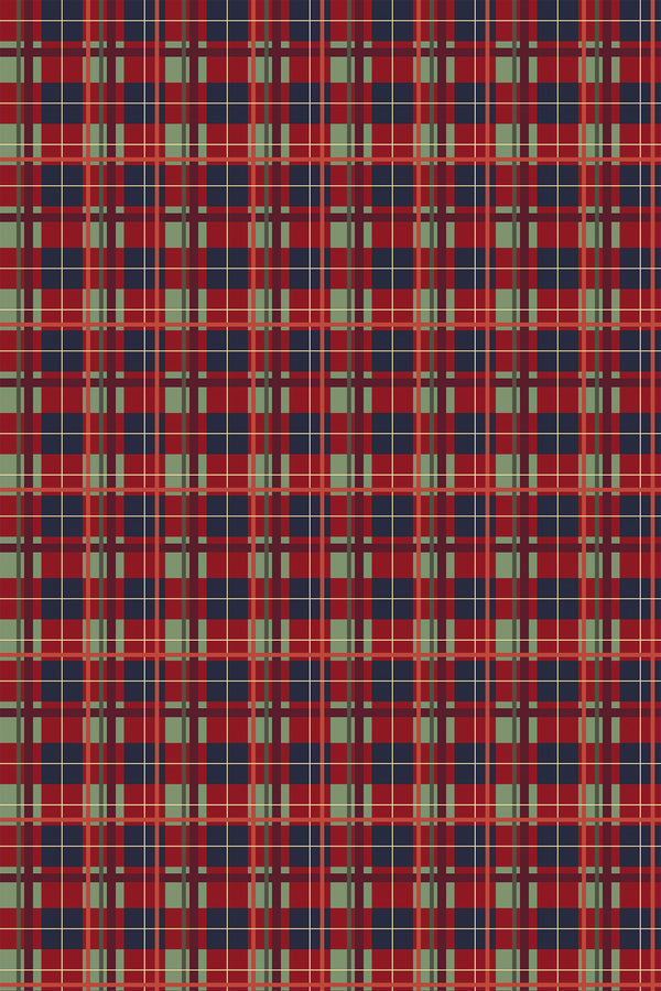 Burgundy plaid Wallpaper