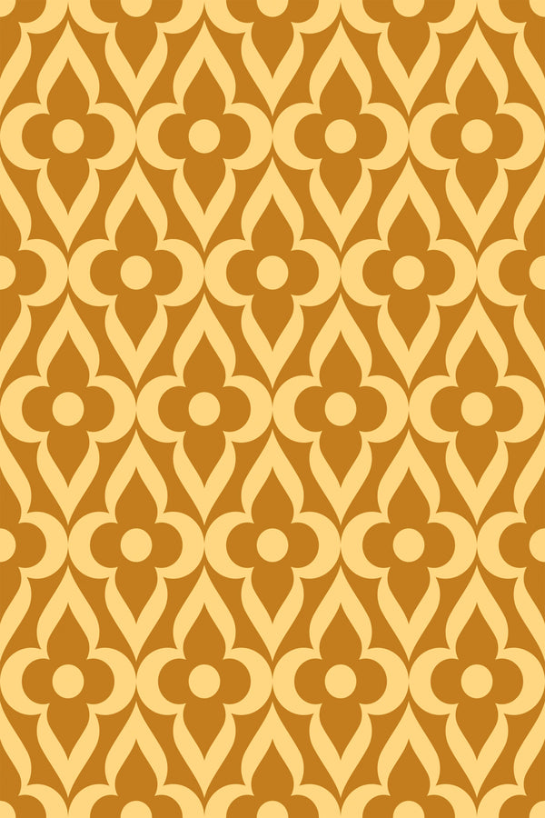 Yellow retro Wallpaper
