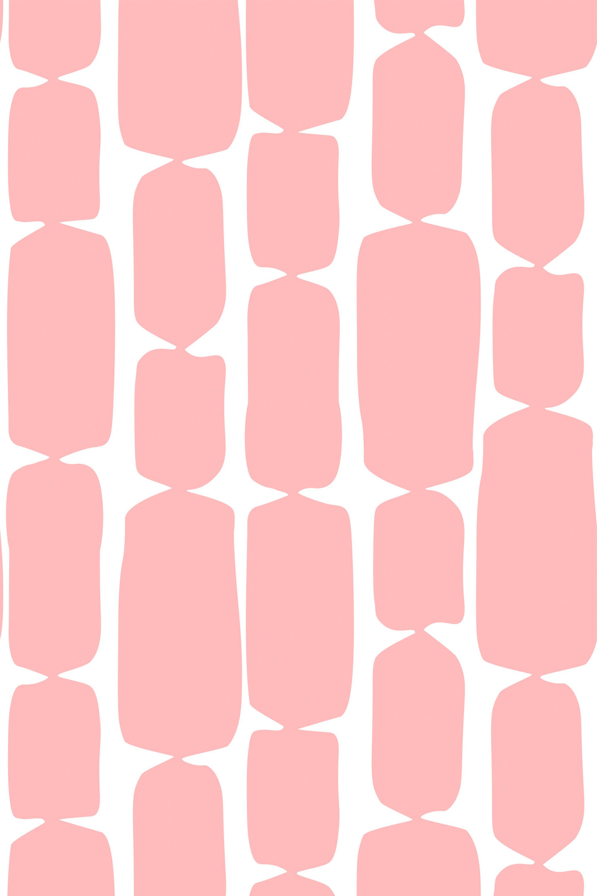 Pink retro shape Wallpaper
