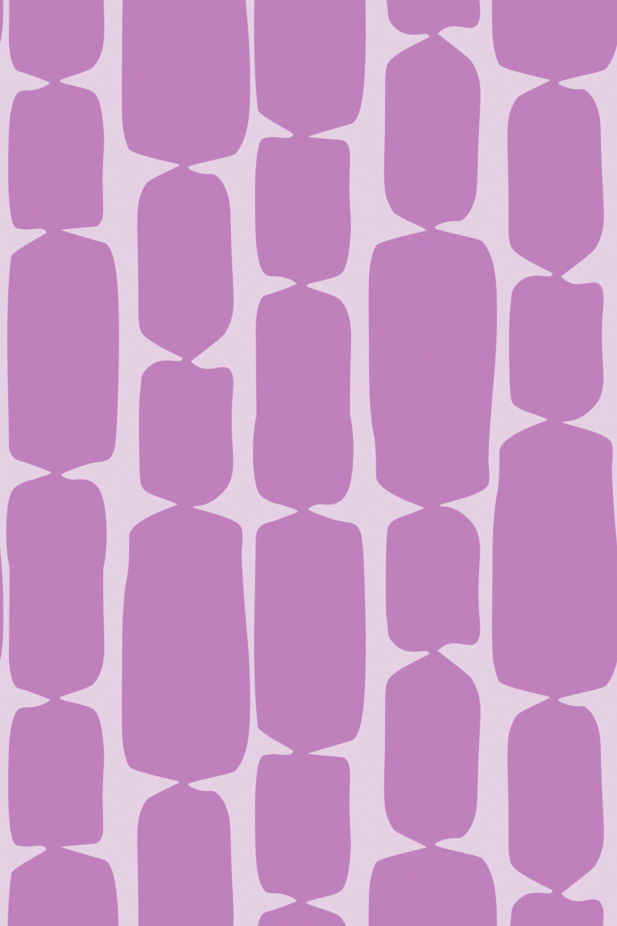 Purple retro shape Wallpaper