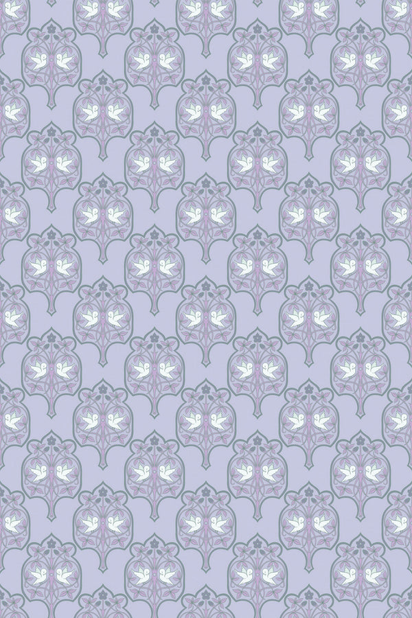 Purple Love Bird Wallpaper