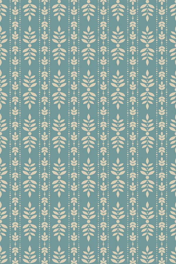 Classic Leaf Pattern Wallpaper
