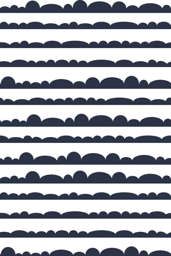 Graphic Cloud Line Wallpaper