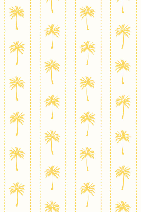 Vintage Sunny Palm Wallpaper