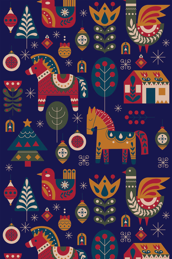 Scandinavian Christmas Wallpaper