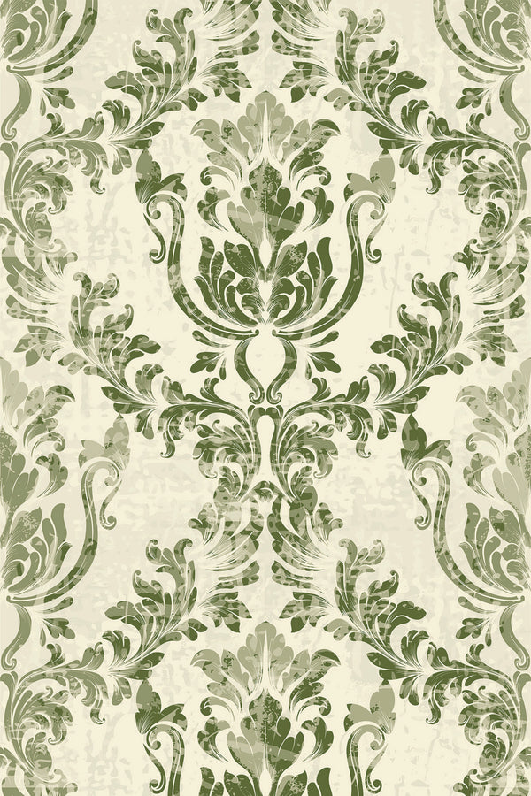 Earthy Damask Wallpaper
