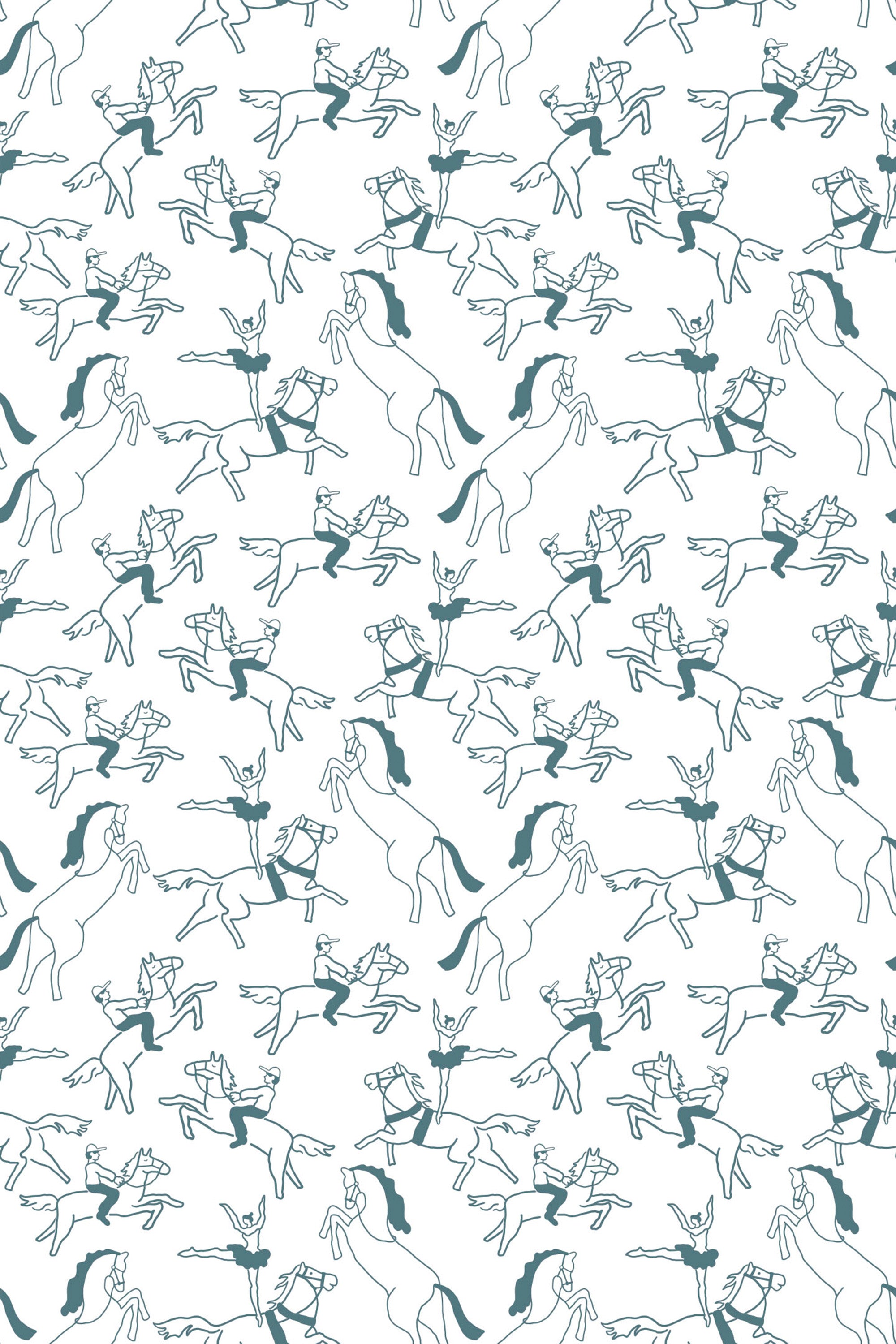 jockeys wallpaper pattern repeat