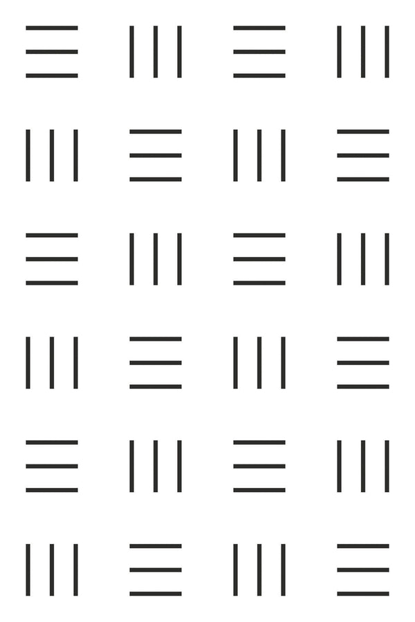 Geometric line stripes Wallpaper