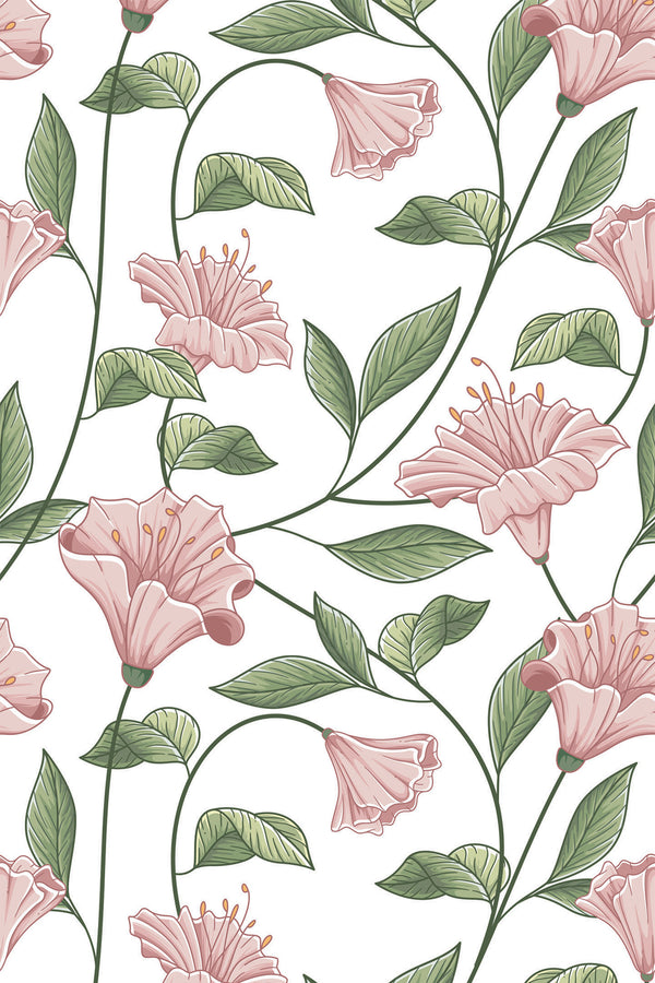 Girly floral Wallpaper