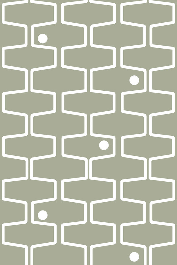 Retro geometric line Wallpaper