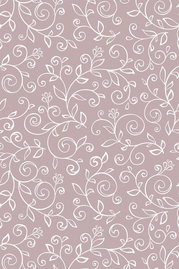 Vintage simple floral Wallpaper