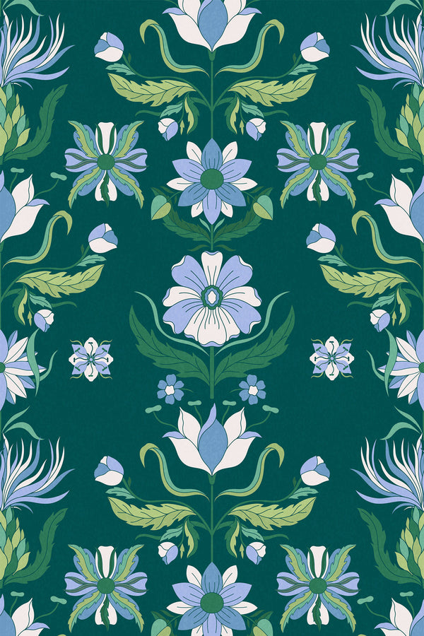 Bold art nouveau Wallpaper