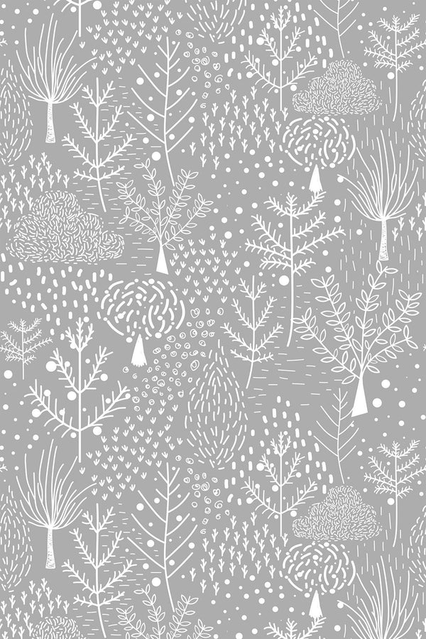 Snowy forest Wallpaper