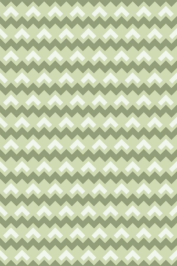 Green chevron Wallpaper