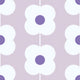 Pruple retro flower Wallpaper