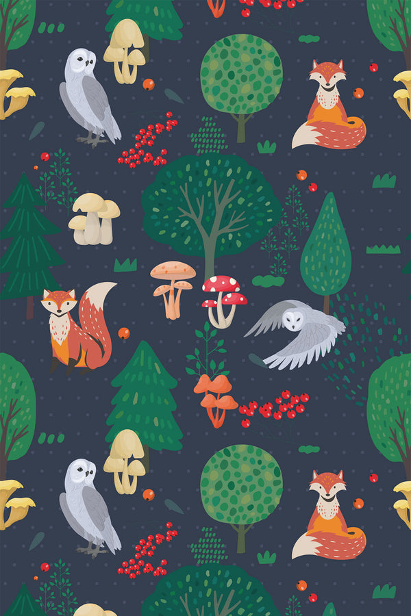 Folklore forest Wallpaper